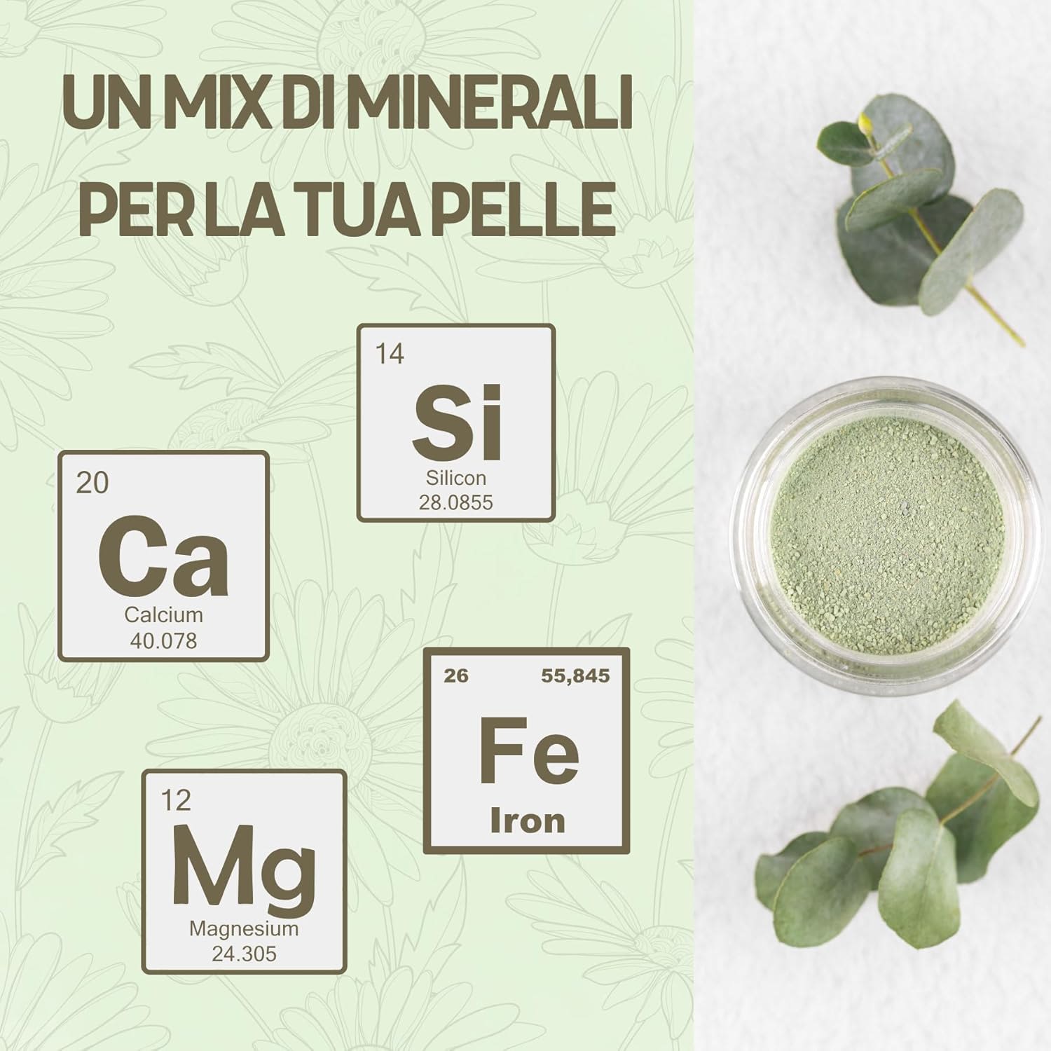 image - 908390812 - Argilla verde superventilata da utilizzare per maschere viso e corpo, cataplasmi, impiastri, bagni, maniluvi e pediluvi. - 4867916_10.jpg