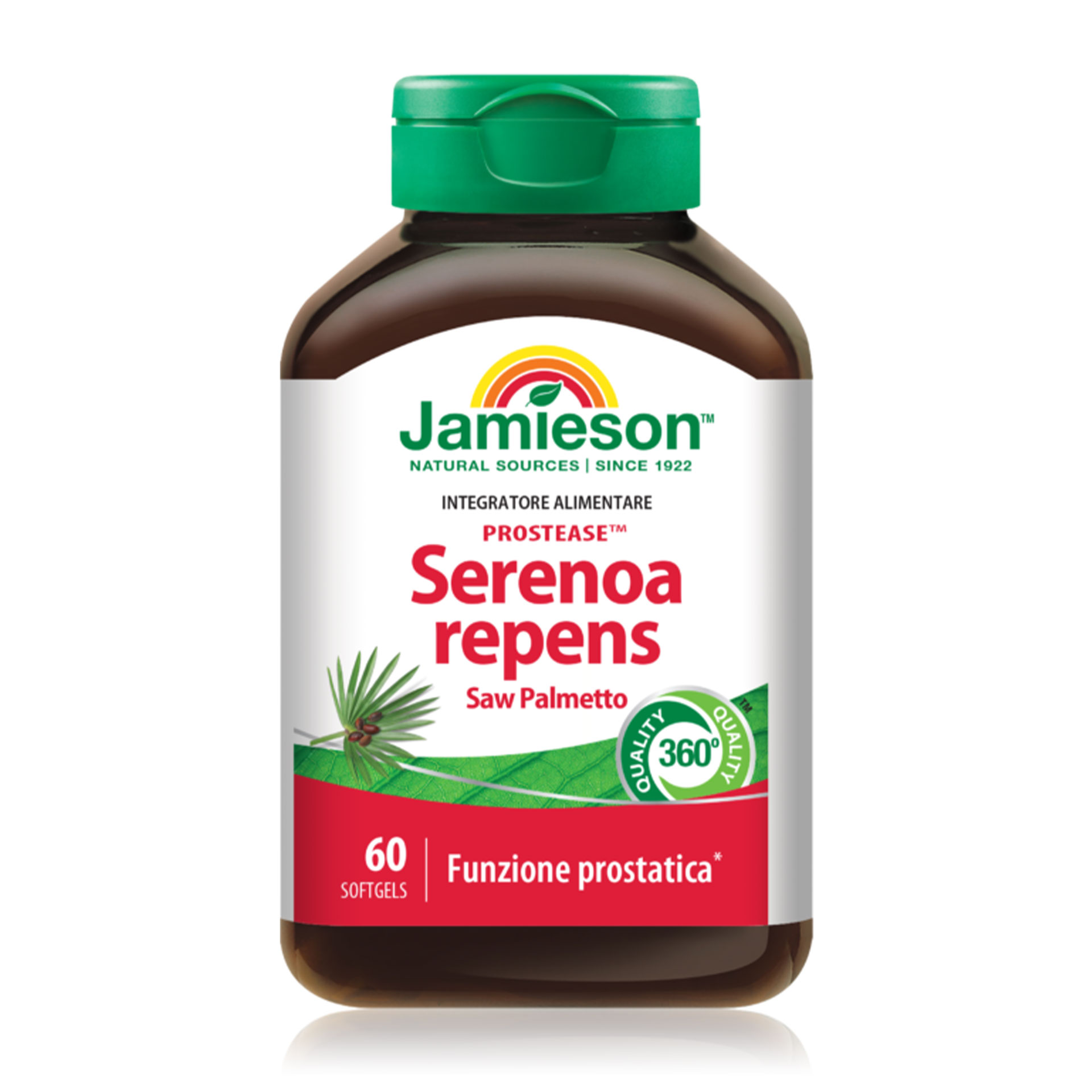 Jamieson Serenoa Repens Integratore Funzionalità Prostatica 60 Softgels