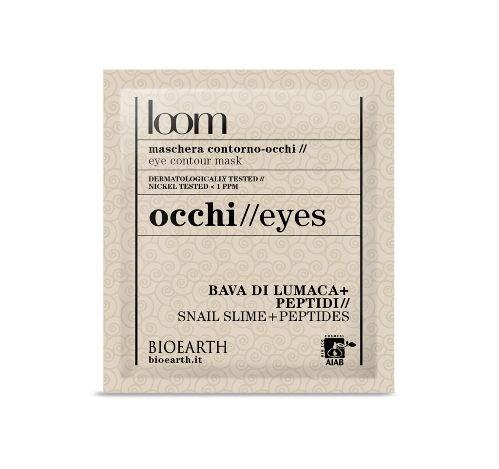 Bioearth Loom Maschera Contorno-occhi Bava Di Lumaca + Peptidi 3ml