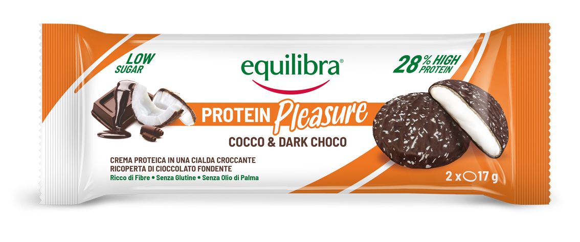 Equilibra Protein Pleasure Cocco Dark Choco 34g