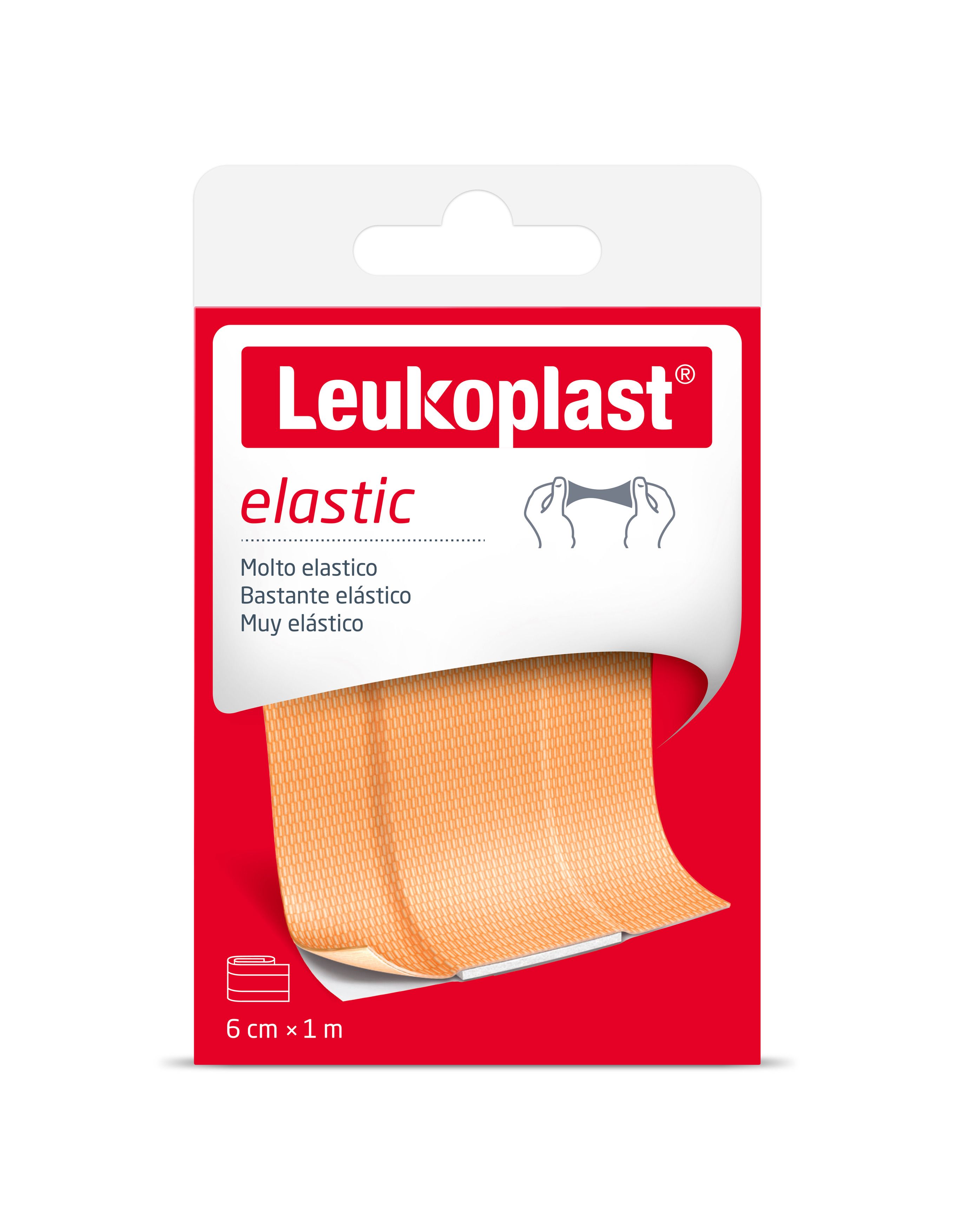 Leukoplast Elastic Cerotto Ritagliabile 6cmx1m