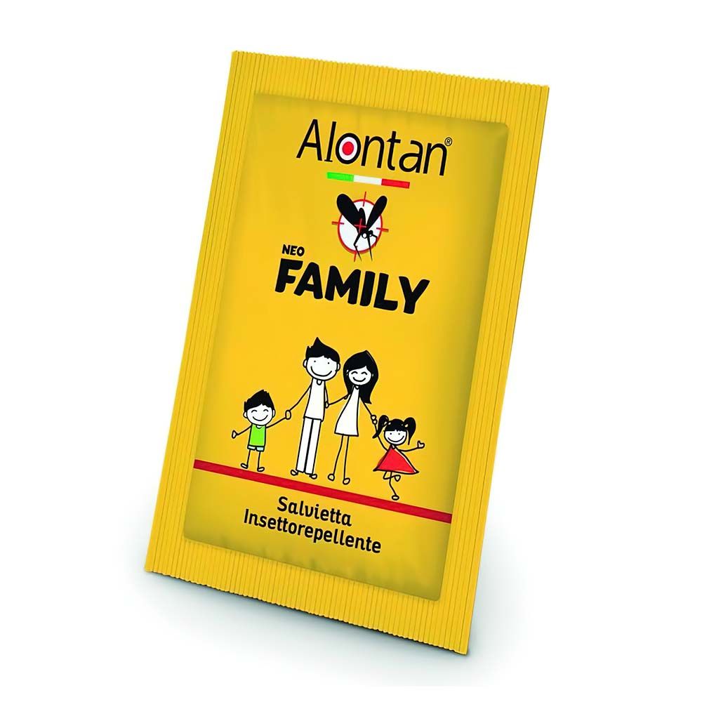 Alontan Neo Family Salviette Insettorepellenti 12 Pezzi