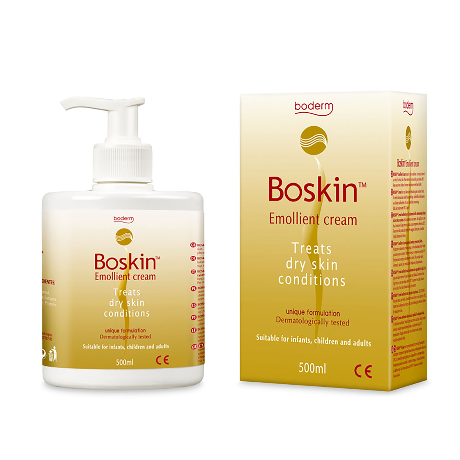 Boskin Crema Emolliente Viso Corpo 500ml