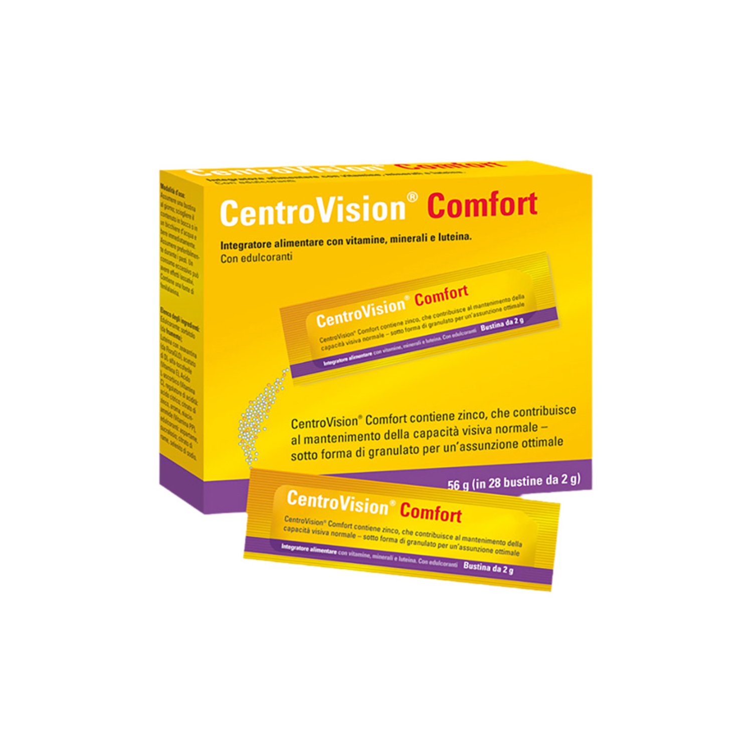 image - 980252860 - Integratore alimentare in bustine al gusto arancia, con vitamine, minerali e luteina, utile per il benessere della vista. - 4736019_2.jpg