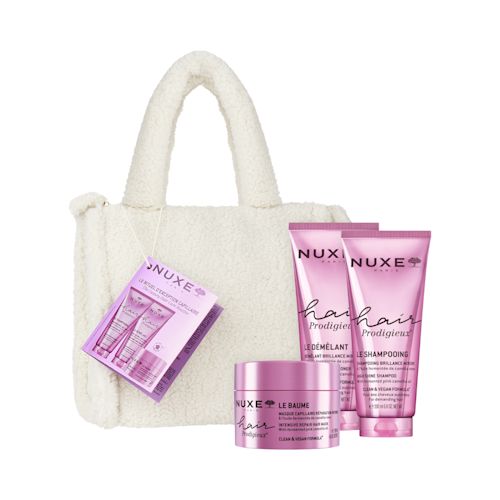 950963520 - NUXE COFFRET HAIR PRODIGIEUX 2025 1 HAIR PRODIGIEUX BALM 200 ML + 1 HAIR PRODIGIEUX SHAMPOO 200 ML + 1 HAIR PRODIGIEUX CONDITIONER 200 ML + 1 FLUFFY BAG - 4834469_1.jpg