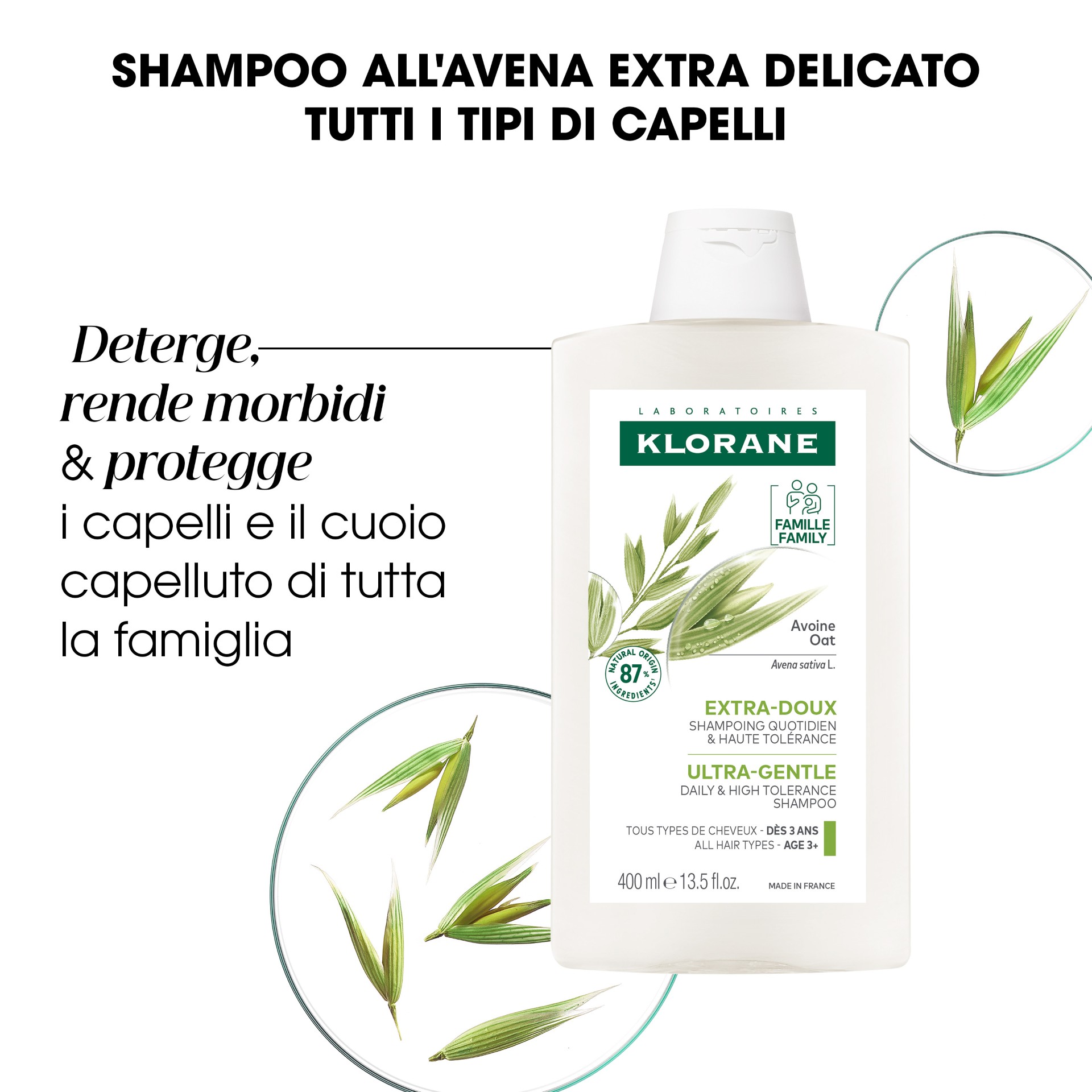 image - 982407443 - KLORANE SHAMPOO ULTRA GENTLE ALL'AVENA 400 ML - 4708588_8.jpg
