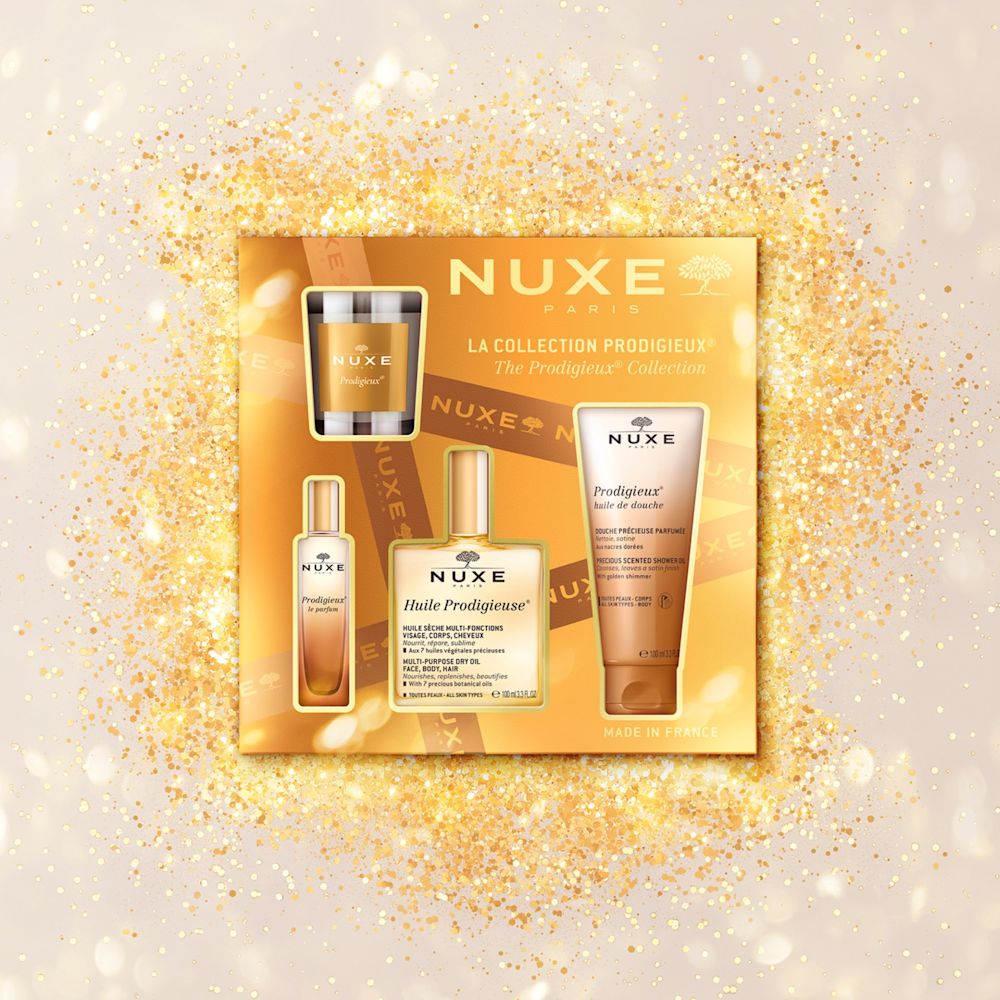 950963571 - NUXE COFFRET HUILE PRODIGIEUSE 2025 1 HUILE PRODIGIEUSE 100 ML + 1 PRODIGIEUX LE PARFUM 15 ML + 1 PRODIGIEUX PRECIOUS SCENTED SHOWER GEL 100 ML + 1 PRODIGIEUX CANDLE - 4834473_2.jpg