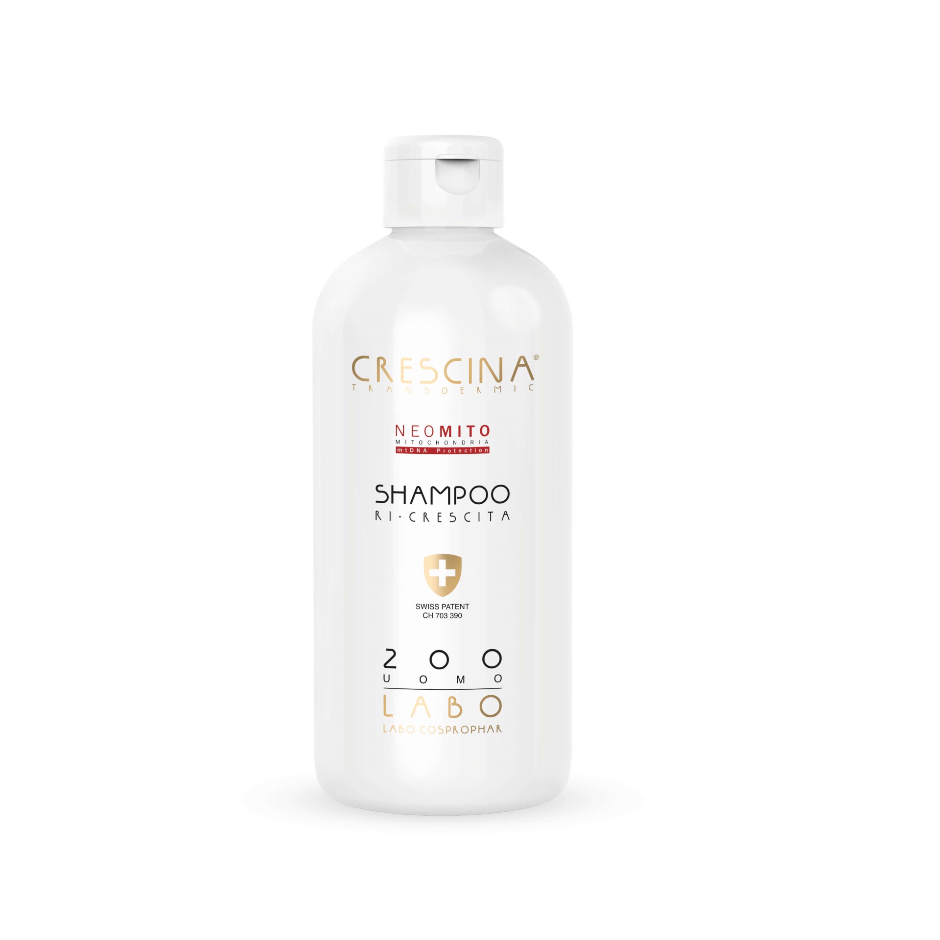 Crescina Shampoo Ri-crescita Neo-mito 200 Uomo 500ml