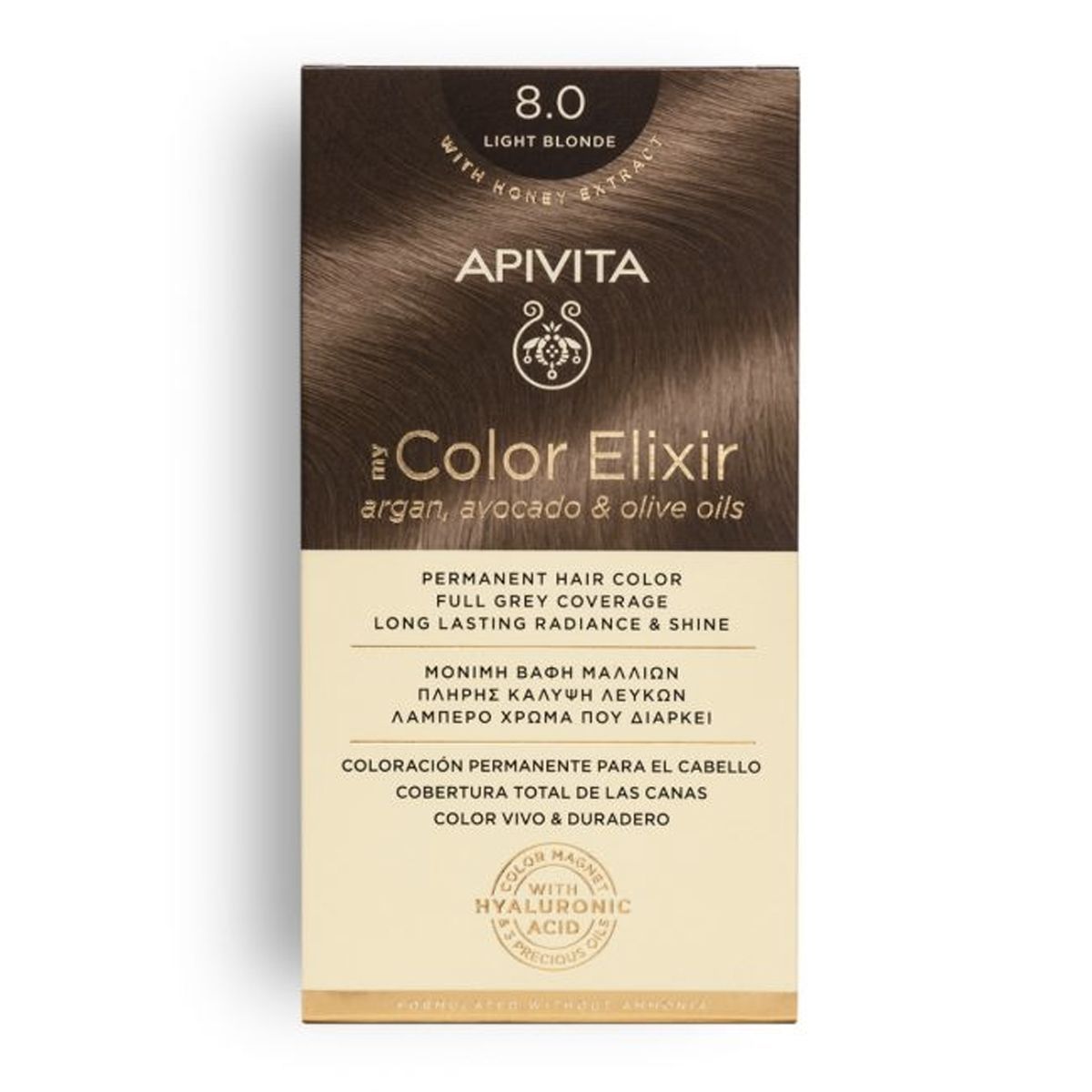 Apivita My Color Elixir Tinta Capelli 8.0 Biondo Chiaro