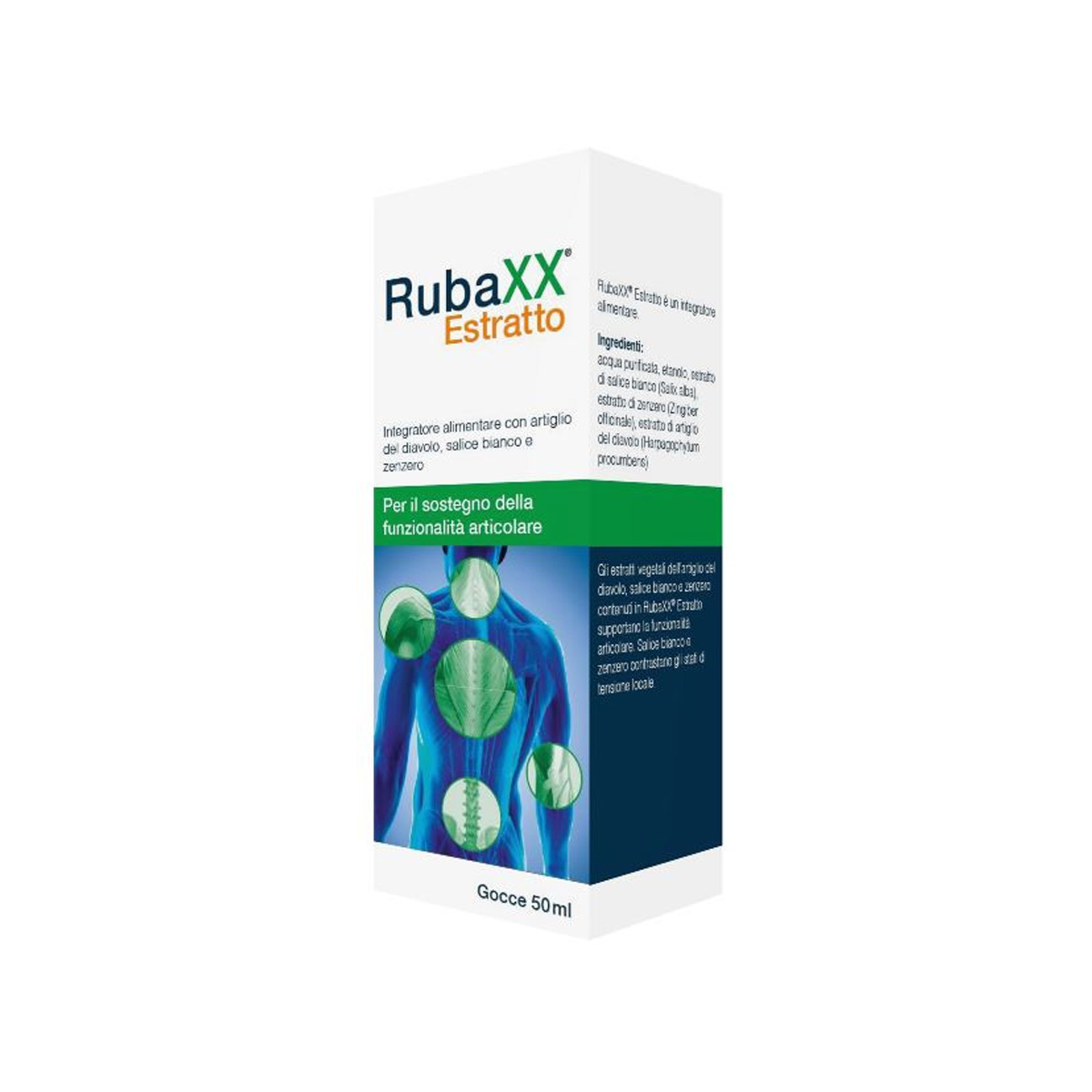 Rubaxx Estratto Gocce Integratore Articolazioni 50ml