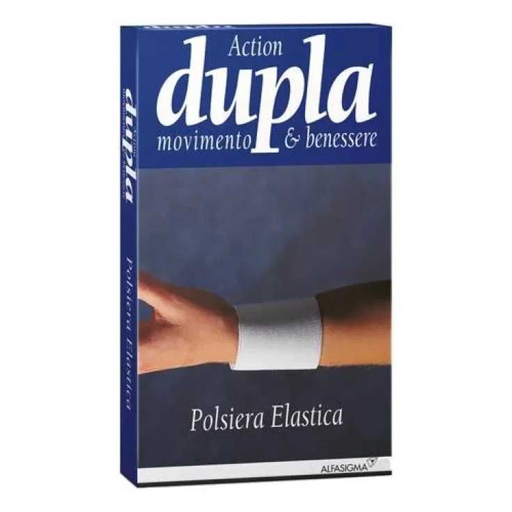 Dupla Polsiera Elastica Bianca L 1 Pezzo