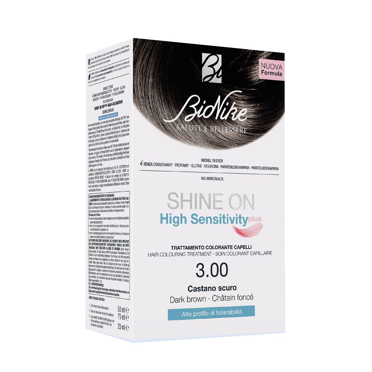 Bionike Shine On High Sensitivity Plus Tinta Capelli 3 Castano Scuro