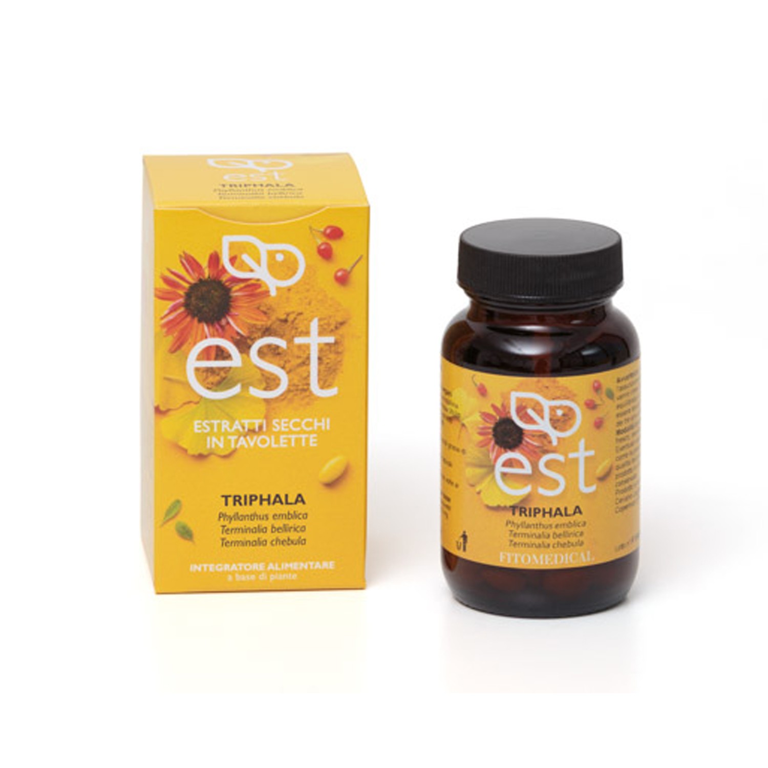 image - 976770937 - Integratore in tavolette a base di estratto secco di Triphala, utile per favorire la regolare funzionalit&agrave; del transito intestinale. - 4866585_2.jpg