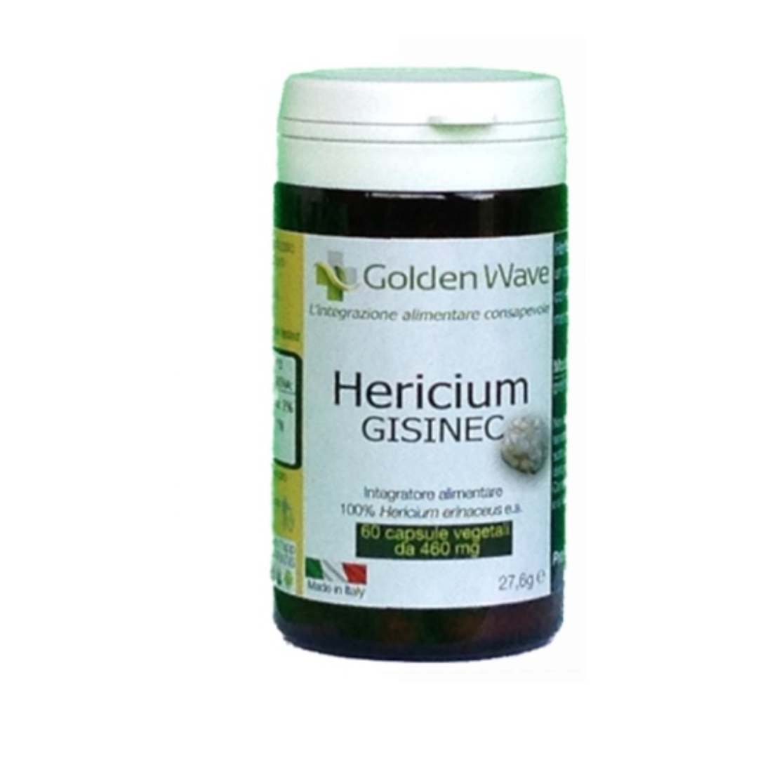 Golden Wave Hericium Gisinec Integratore Immunostimolante 60 Capsule