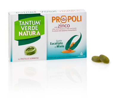 Tantum Verde Natura Eucalipto Miele Integratore 15 Pastiglie Gommose Eucalipto E Miele