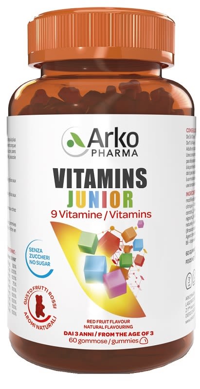 986860500 - VITAMINS JUNIOR 60 GUMMIES SENZA ZUCCHERI GUSTO FRUTTI ROSSI - 4745209_1.jpg