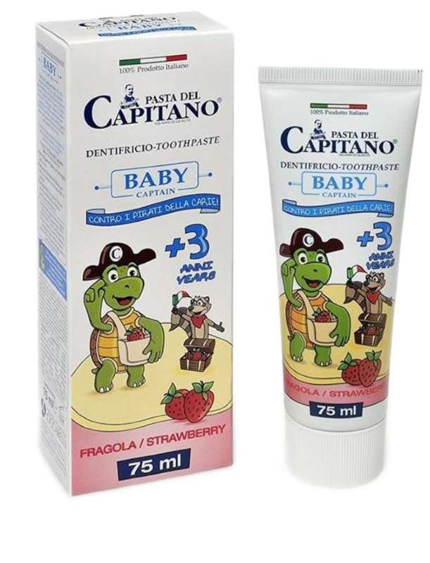 Pasta Del Capitano Dentifricio Baby Gusto fragola 75ml