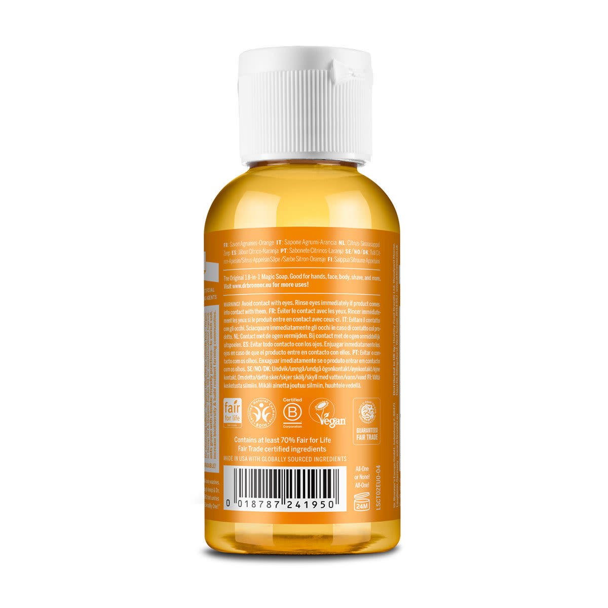 image - 972194652 - DR BRONNER'S 18-IN-1 LIQUID SOAP CITRUS-ORANGE 60 ML - 4760043_2.jpg