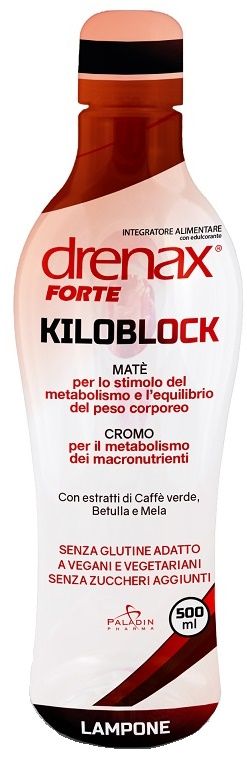 Drenax Forte Kiloblock Integratore Peso Corporeo Gusto Lampone 500ml