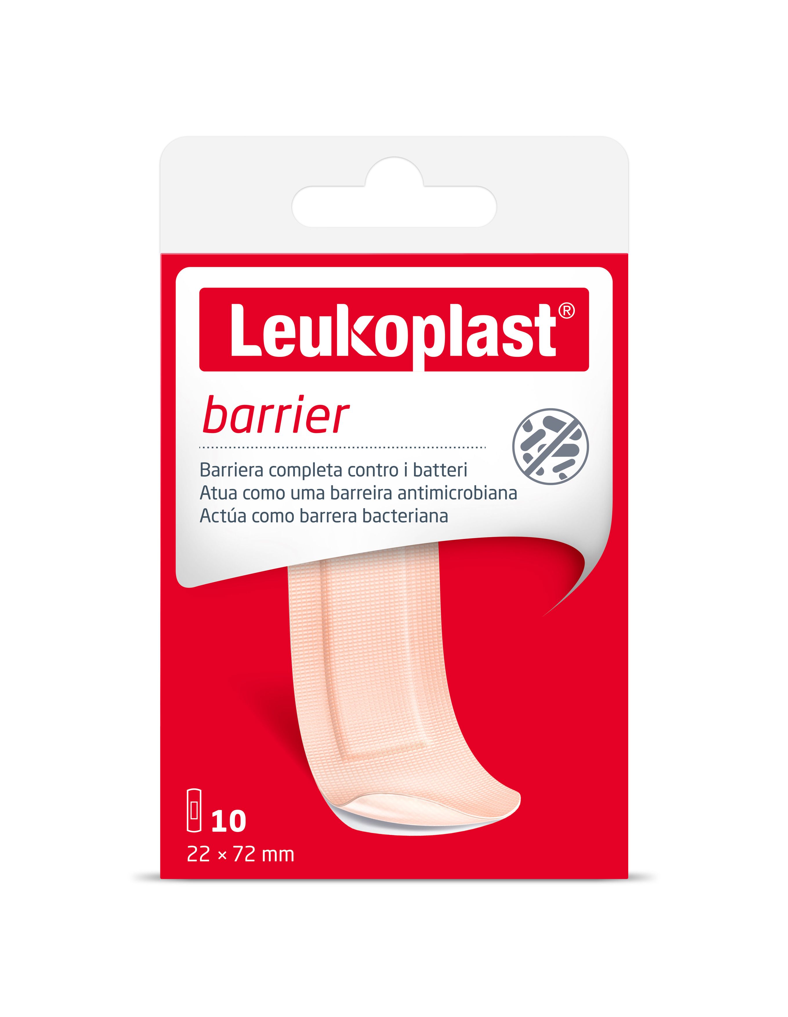 Leukoplast Barrier 22x72mm 10 Pezzi