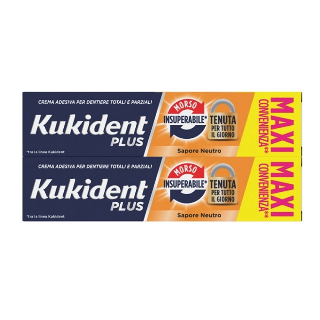 image - 950985818 - KUKIDENT BIPACCO MORSO INSUPERABILE CREMA ADESIVA DENTIERE 57 G X 2 - 4836626_2.jpg