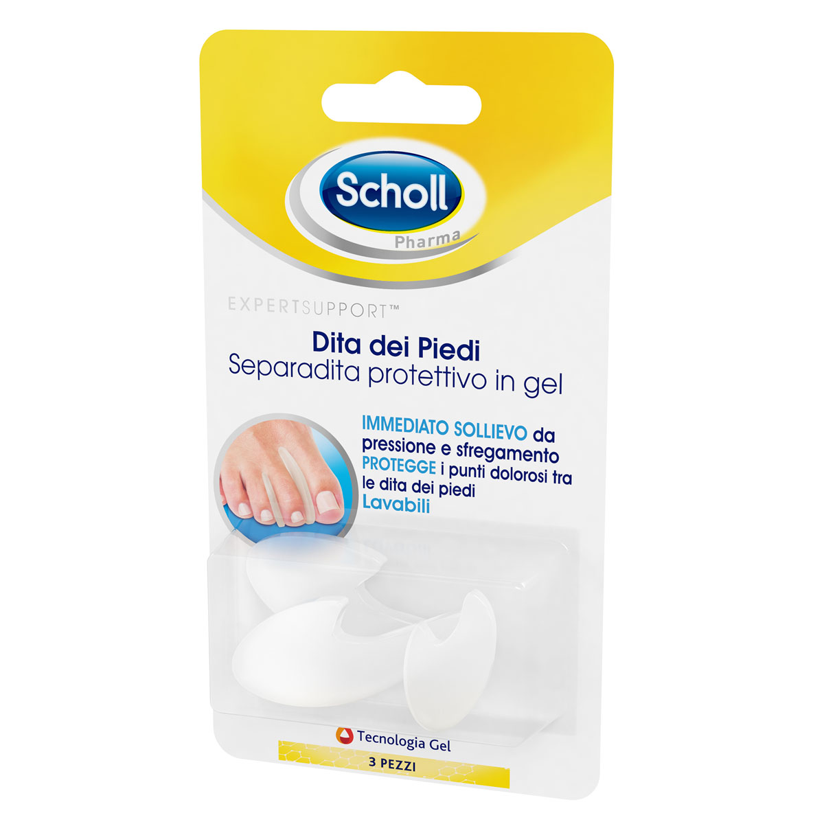 Scholl Separadita Anatomico In Gel Per Le Dita Dei Piedi