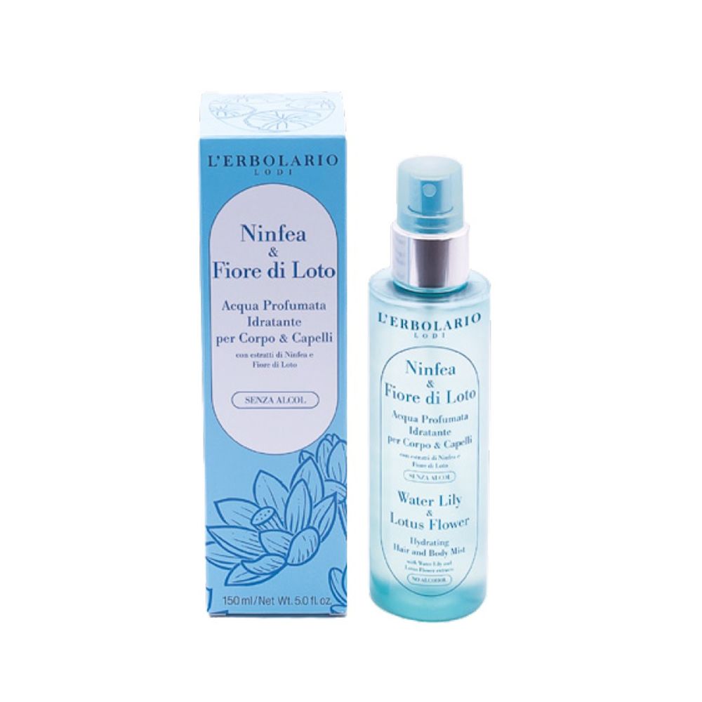image - 990408054 - Acqua profumata idratante per corpo e capelli con estratti di ninfea blu e fiore di loto, ideale per donare freschezza e una delicata profumazione fiorita e acquatica. - 4887742_2.jpg