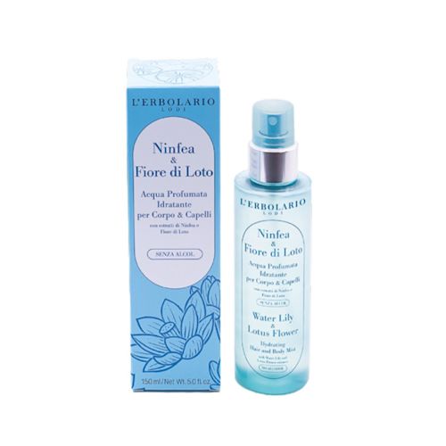image - 990408054 - Acqua profumata idratante per corpo e capelli con estratti di ninfea blu e fiore di loto, ideale per donare freschezza e una delicata profumazione fiorita e acquatica. - 4887742_2.jpg