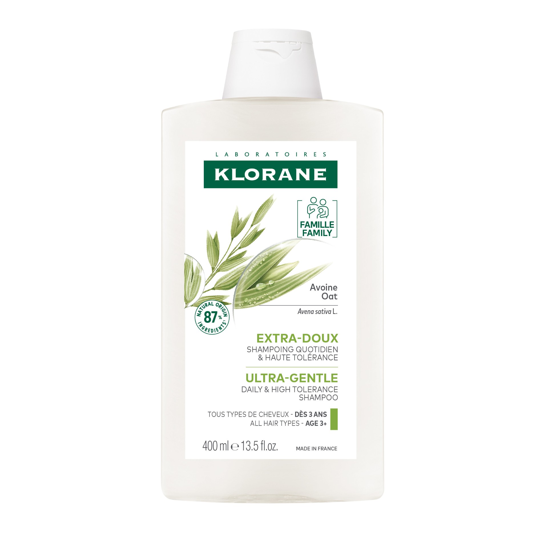 image - 982407443 - KLORANE SHAMPOO ULTRA GENTLE ALL'AVENA 400 ML - 4708588_6.jpg