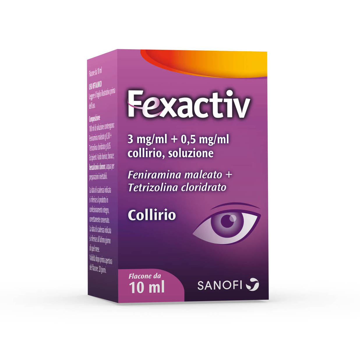 Fexactiv Collirio Antistaminico Trattamento Congiuntivite 10ml