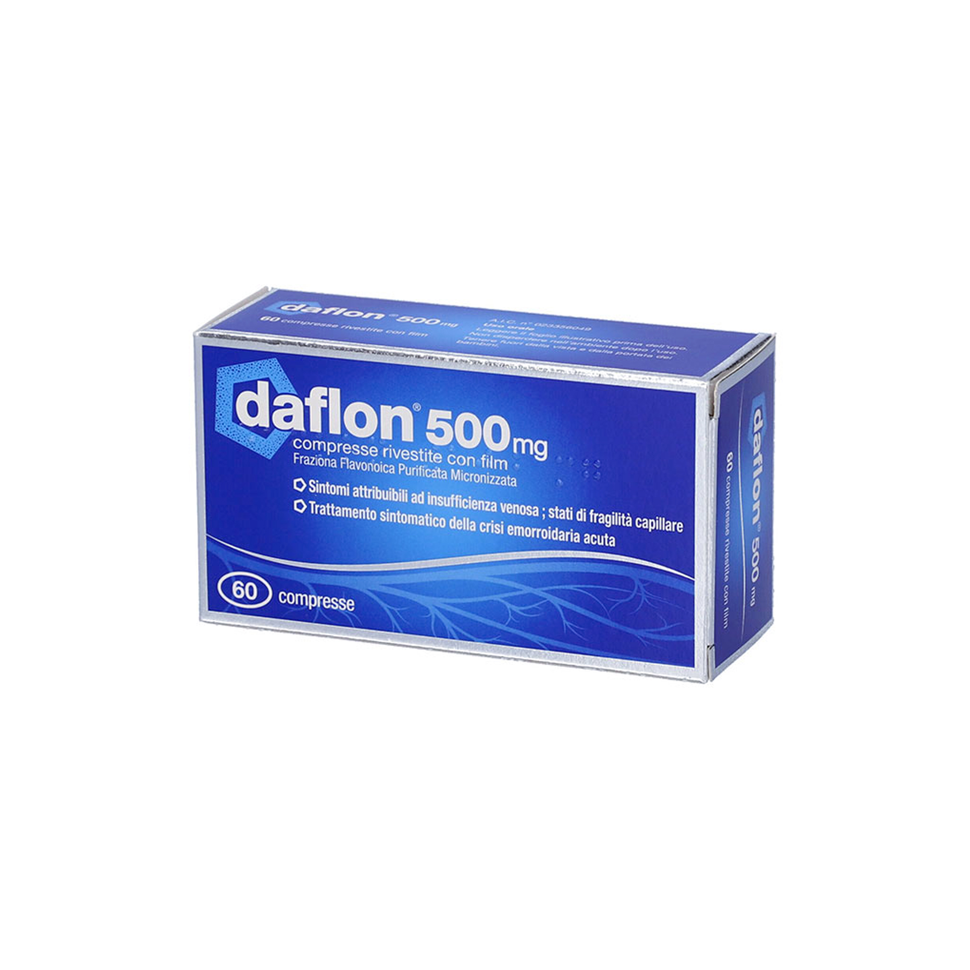 Daflon 500mg 60 Compresse Rivestite Con Film