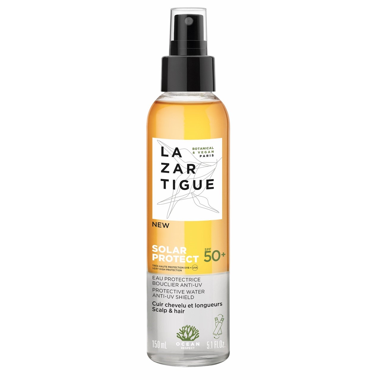 Lazartigue Solar Protect Acqua Solare Capelli SPF 50+ 150ml