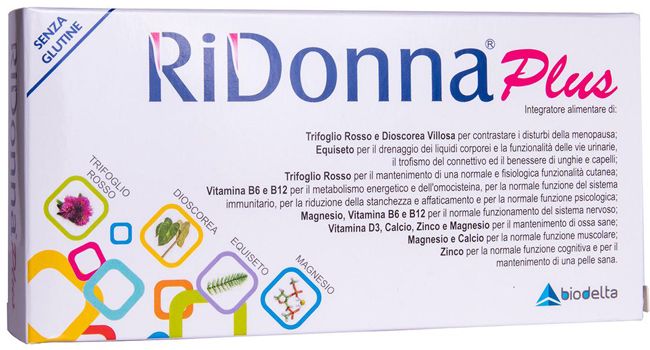 Biodelta Ridonna Plus Integratore Menopausa 30 Compresse