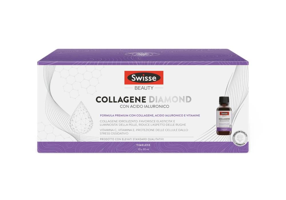 Swisse Collagenee Diamond Integratore Pelle 10 Flaconcini