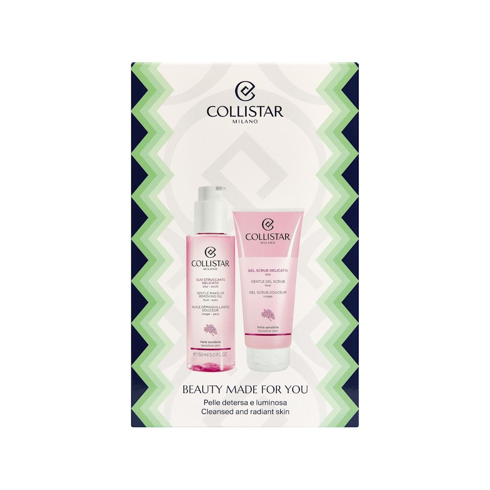 image - 990231159 - Set viso completo che combina un olio struccante delicato, ideale per rimuovere anche il make-up waterproof, con un gel scrub che esfolia dolcemente lasciando la pelle liscia e luminosa. - 4886151_1.jpg