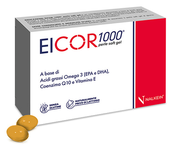 Eicor 1000 Integratore Benessere Cardiaco 30 Softgel