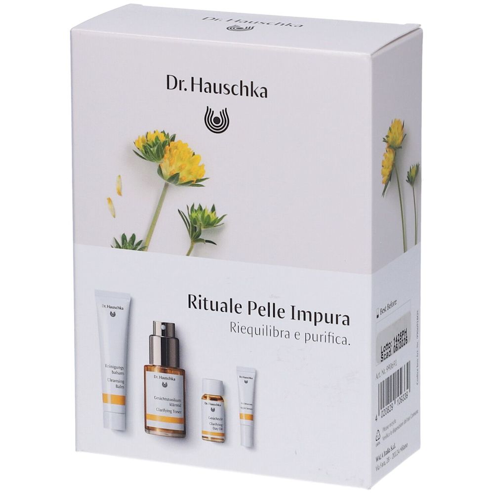 950248930 - DR HAUSCHKA KIT RITUALE GIORNO & NOTTE PELLE IMPURA 1 BALSAMO DETERGENTE + 1 LOZIONE PURIFICANTE + 1 SIERO NOTTE 2,5 ML + 1 OLIO RIEQUILIBRANTE GIORNO 5 ML - 4818696_1.jpg
