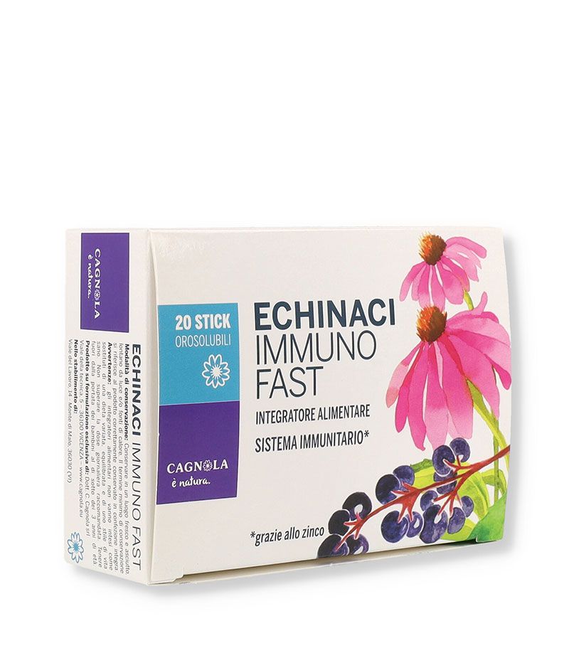 Dottor Cagnola Echinaci Immuno Fast Integratore immunostimolante 20 Stick Orosolubili