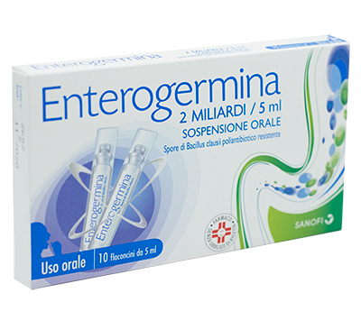 Enterogermina 2 Miliardi/5ml Sospensione Orale 10 Flaconcini