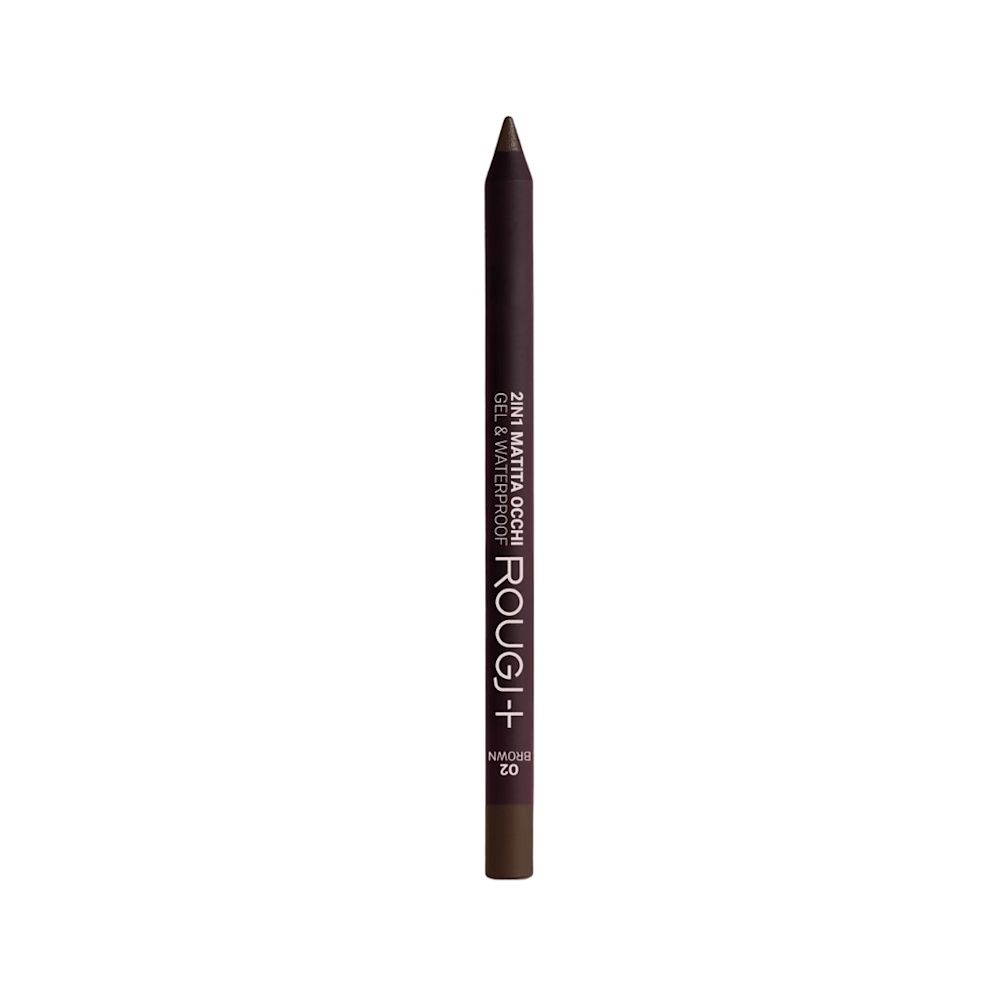 image - 951378684 - Matita occhi 2in1 gel waterproof nella tonalità 02 Brown, perfetta per definire lo sguardo con un effetto naturale ed elegante. - 4854390_1.jpg