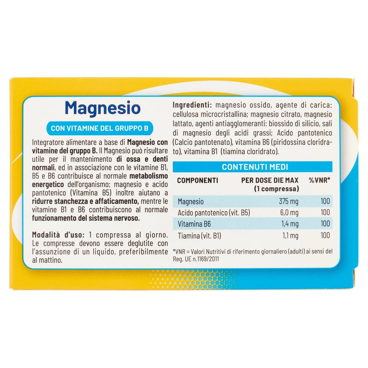 image - 924587239 - MAGNESIO CON VITAMINE GRUPPO B 30 COMPRESSE - 4719435_2.jpg