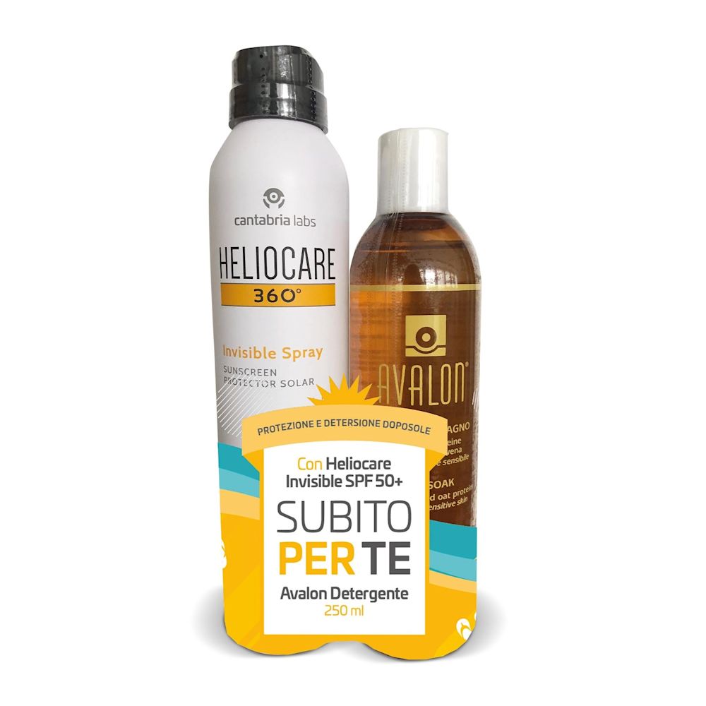 image - 985512021 - HELIOCARE INVISIBLE SPRAY SPF50+ 200 ML + AVALON DETERGENTE FLUIDO 250 ML - 4763132_2.jpg