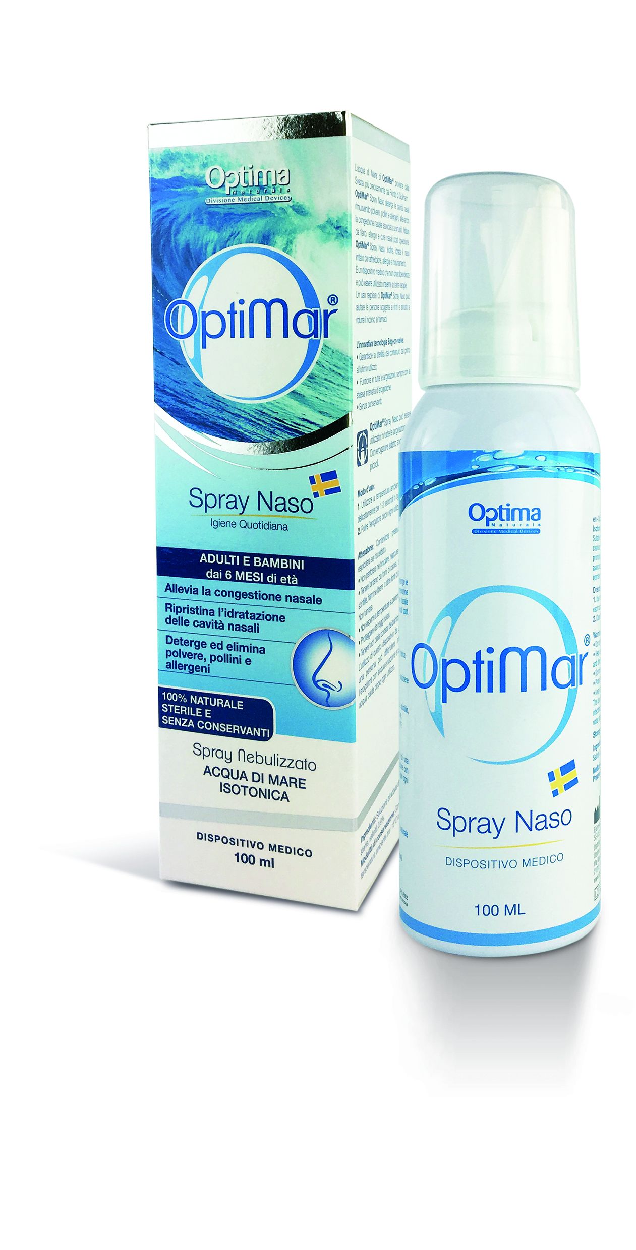 Optima Optimar Spray Naso Igiene Giornaliera 100ml