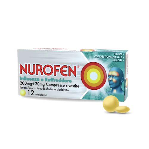 image - 049183027 - NUROFEN INFLUENZA E RAFFREDDORE*12 cpr riv 200 mg + 30 mg - 4850391_1.jpg