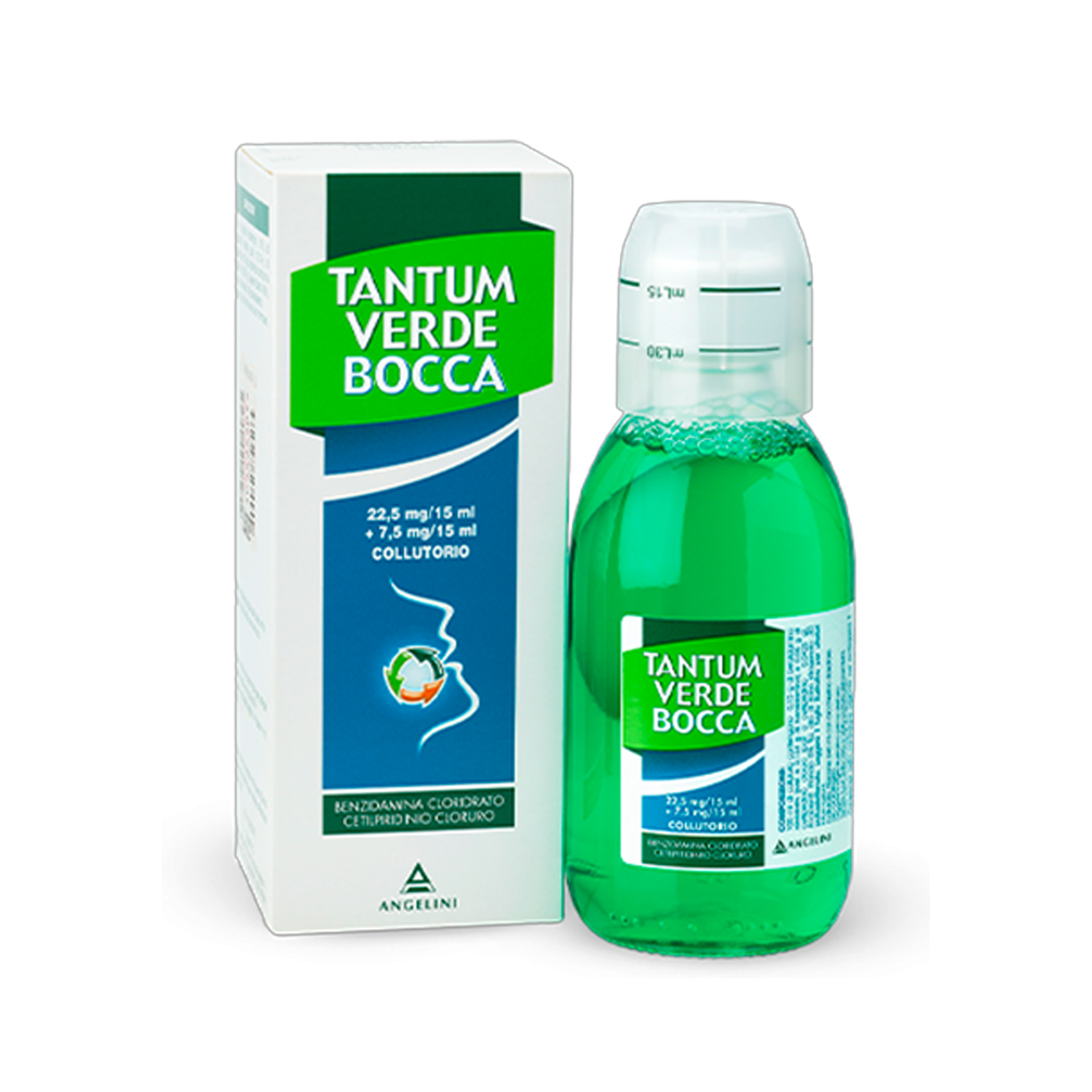 Tantum Verde Bocca Collutorio 22,5+7,5mg 120ml