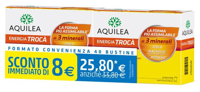 Aquilea Energia Trocà Bi-pack 40 Bustine