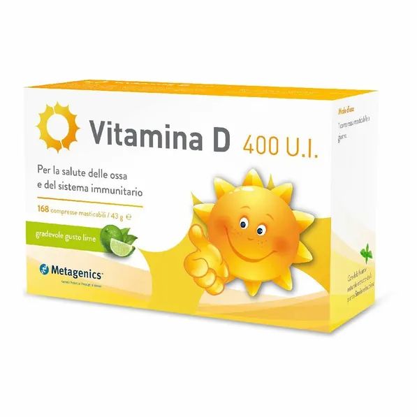 Metagenics Vitamina D Kids Ossa 400 Ui 168 Compresse