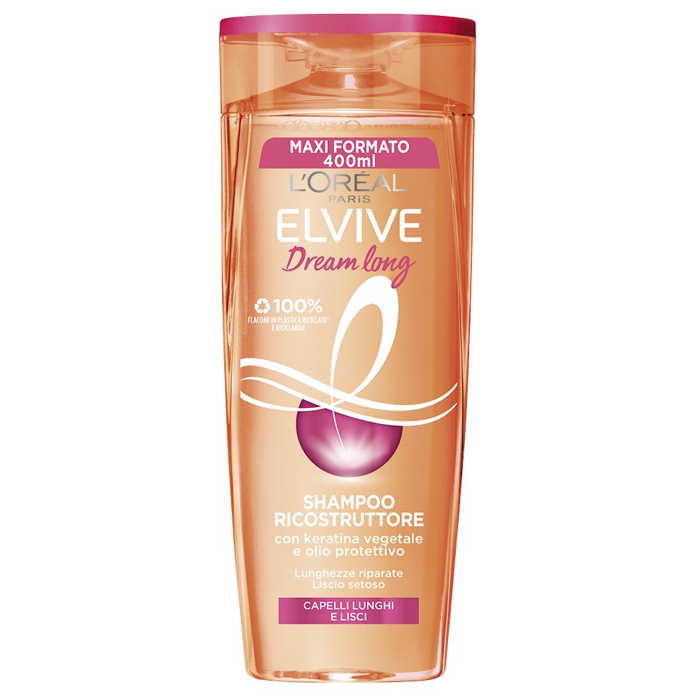 Elvive Shampoo Dream Long Capelli Lisci Ricostruttore 400ml