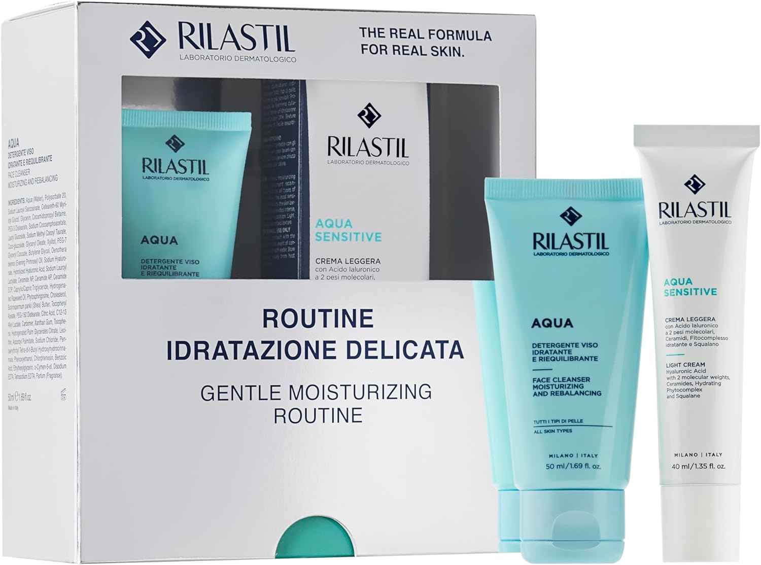 image - 987025640 - RILASTIL COFANETTO NATALE IDRATAZIONE DELICATA 1 RILASTIL AQUA DETERGENTE 50 ML + 1 RILASTIL AQUA SENSITIVE CREMA LEGGERA 40 ML - 4745185_2.jpg