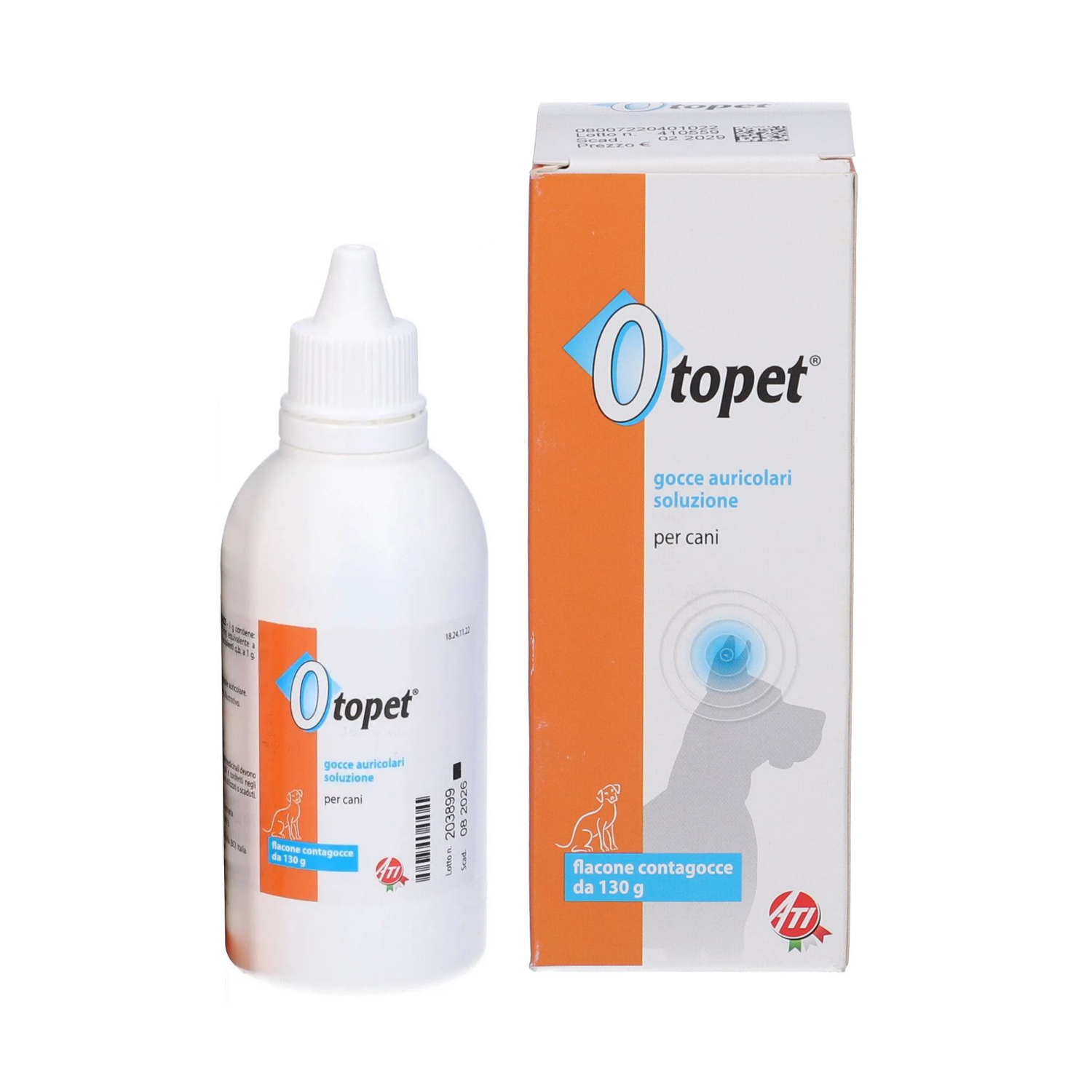 image - 101759013 - Gocce auricolari per cani indicato per il trattamento di otiti esterne acute e croniche, con azione lenitiva e igienizzante per il condotto uditivo. - 7889145_2.jpg